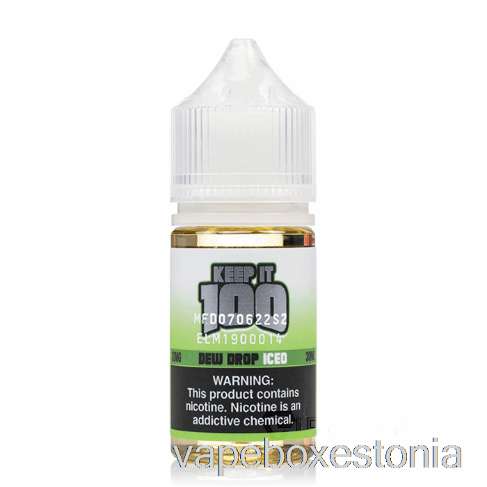 Vape Box Estonia Kastetilk Jää - Hoia Alles 100 Soola - 30ml 20mg